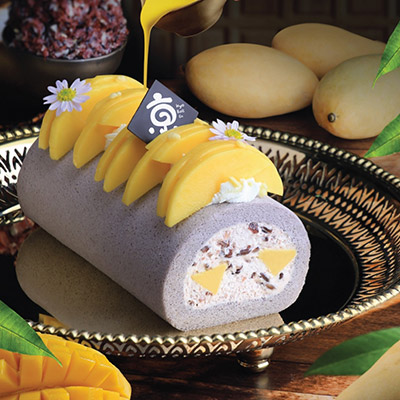 Kyo Roll En โรลเค้กข้าวเหนียวเปียกมะม่วง เมนูใหม่, ของหวาน, Mango Siam Season, เครื่องดื่ม, โซดามะม่วงอกร่อง, ซูมซอกแซก